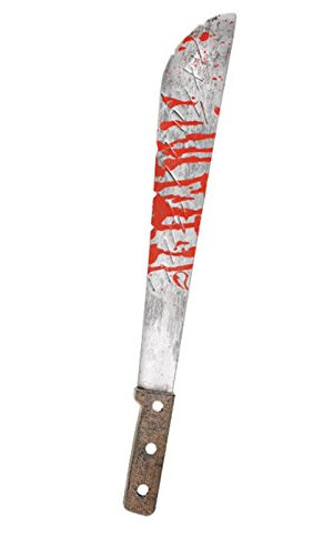 Struts Halloween Plastic Bloody Slasher Machete Fancy Dress Prop 51.5cm