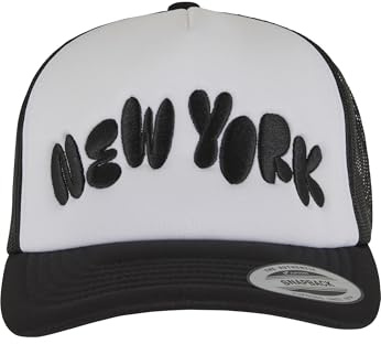 Mister Tee Bubbly NY Foam Trucker Cap Black/White/Black, one Size
