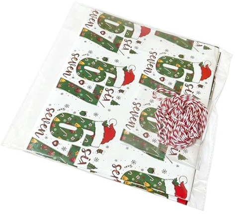 Julpapper 2 Stycken Tjockt Slätt Festligt Handtillyerkat Dekorationer | Jul Present Inslagning Papper För Familj, Vänner, Barn, Fester, Smyckenaskar, Helgdagar, Födelsedagar, Firanden och Korttill