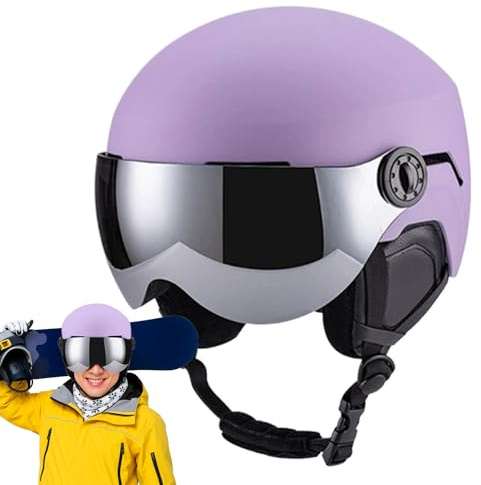 Woalopted Casco Da Sci - Attrezzatura da Snowboard Traspirante e Calda - Casco Per Sport Invernali Con Guscio Interno In Schiuma | Per Uomini Donne Giovani Adulti Giovani Sciatori Snowboarder Discesa