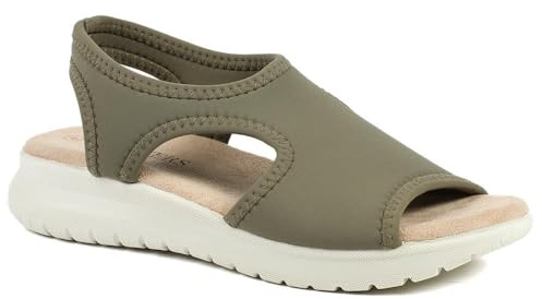 Pavers Womens Stretch Comfort Sandals With Cushioned Insole | Spring Summer Collection | Sandal | Slip On | Cushioned Insole