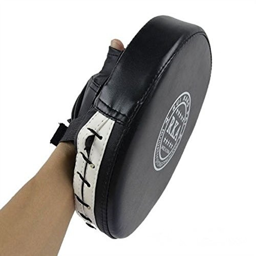 Boxen Pads Focus Punch Mitts MMA Training Handschuh Ziel Karate Muay Thai Kick, Schwarz
