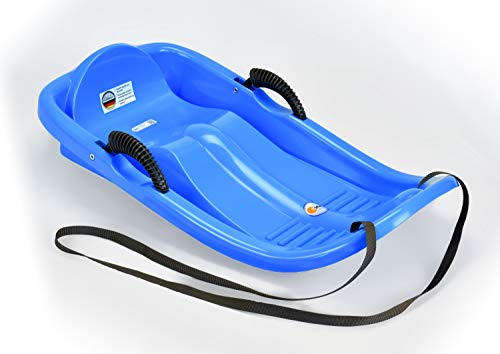 KHW Unisex Jugend Snow Star de Luxe Schlitten, Iceblue, 83x47x18 cm