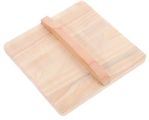 ABOOFAN Tapa De SartéN Tamagoyaki De Madera Universal 7.87 Pulgadas Para Tortilla Japonesa Cubierta Elevada Anti Polvo Cocina Hogar Estilo Retro