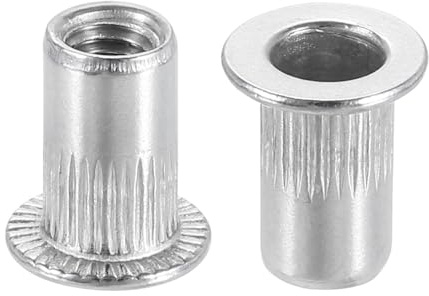 QUARKZMAN Écrou aveugle en acier inoxydable 304 à tête plate 30 pièces