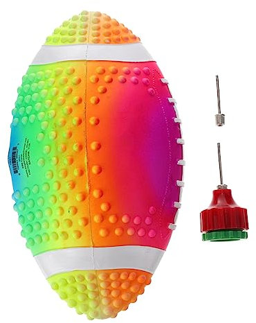 HEMOTON Underwater Rugby Toy Pool Ball Bright Colour Swimming Ball for Kids Summer Beach Play Toy Lightweight Inflatable Sport for Outdoor Water Games