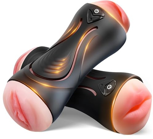 Portabel Komfortenhet för Män med Bluetooth APP-styrning, 3D Invändig Komfortdesign, 10 Vibrationslägen, Mjuk Silikon, Handsfree Sugkoppsbas, USB-Uppladdningsbar och Vattentät