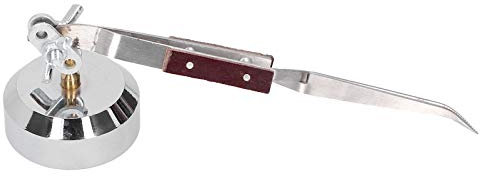 Pinzas para soldar de Tercera Mano con Pinzas de Bloqueo Base de Tercera Mano con Pinzas, talleres Profesionales de reparación de Joyas, Trabajo Artesanal para Aficionados (Boca Curvada)