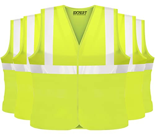 10 X Kids High Visibility Hi Viz Safety Vest Top Hi Vis Baby Toddler Waistcoat Childrens Yellow Reflective Vest (10 Pack)