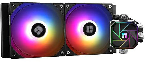 Thermalright AQUA ELITE 240 V3 Liquid CPU Cooler, 240 Cooling Row Size, 2 x 120mm PWM Fans, S-FDB Bearings,for AMD/AM4/AM5, Intel LGA1150/1151/1155/1156/1200/2011/1700/1851,Desktop CPU Cooler AIO