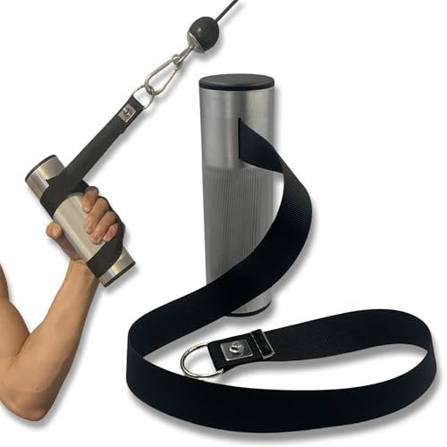 OAP Armwrestling MULTISPINNER I Appareil d'entraînement pour le tirage de câbles I 100% Made in Germany I Station de musculation I Entraîneur pour les mains et les doigts (noir/argent, Medium ⌀ 40 mm)