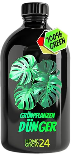 HOMEGROW24 Grünpflanzendünger, 500 ml NPK Dünger für Grünpflanzen, mineralischer Pflanzendünger für Orchideen, Monstera und andere Zimmerpflanzen