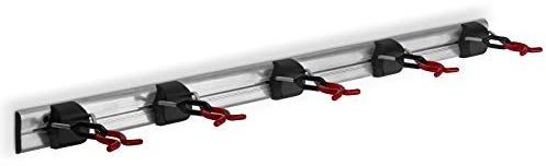 OrgaTech Coaxis x-Star Gerätehalter 100 cm mit 6 Geräte-Halter Geräteleiste Gartengerätehalter Ordnungssysteme