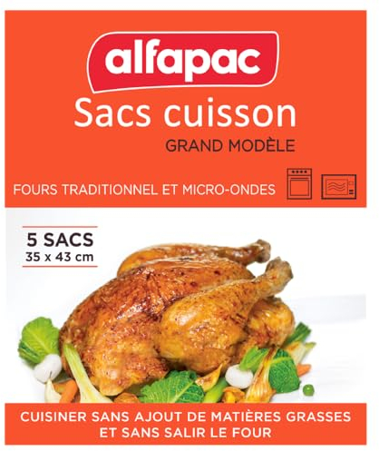 alfapac - 5 sacs cuisson au four