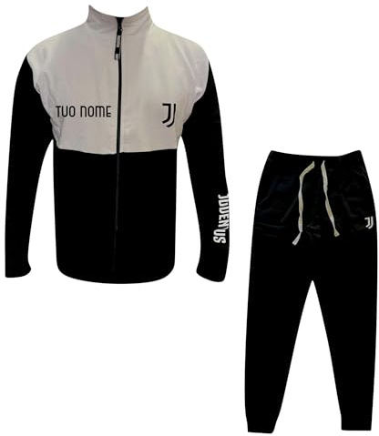 MAESTRI DEL CALCIO Tuta da Casa J U V E Ufficiale Adulto Bambino Personalizzabile