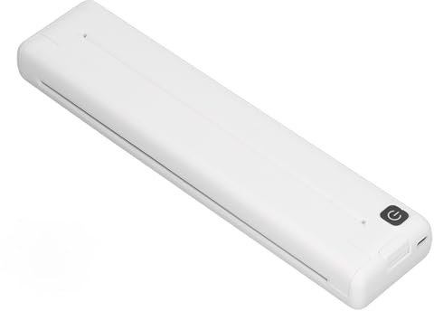 A4 Termisk 200 Dpi Mini Bärbar Bluetooth Uppladdningsbar Bläckfri Skrivare - Kompatibel med IOS, Android, Trådlös för Resor, Mobilt Kontor, Skola