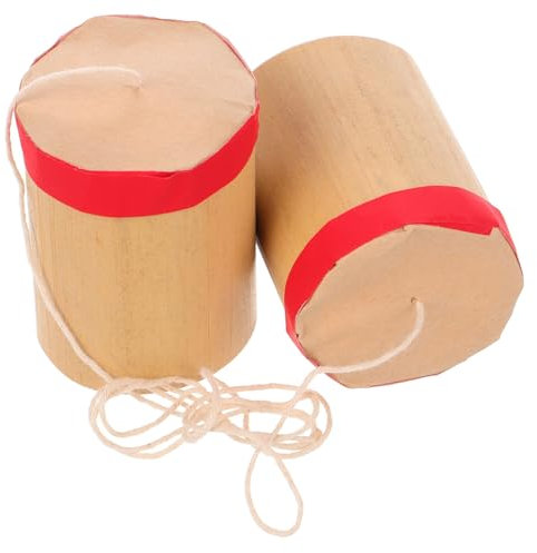 ibasenice 1 Satz Bambusmikrofon Stammlernspielzeug Spielzeug-telefone Kinderstammspielzeug Telefon Machen Handwerk Handy-bastelstütze Selbstgemachtes Werkzeug Zum Telefonieren Beige