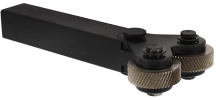 DEARMAMY Herramienta Diseño de Moleteado de Rueda Doble y Diámetro Exterior de 26mm para Corte Preciso para Torno de Metal en Aluminio y Cobre