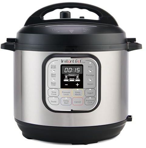 Instant Pot Duo 7-in-1 Mini Electric Pressure Cooker, Slow Rice Cooker, Steamer, Sauté, Yogurt Maker, Warmer & Sterilizer, Includes Free App with over 1900 Recipes, Stainless Steel, 3 Quart