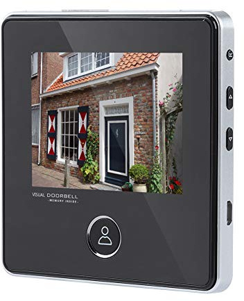 Eboxer HD-dörrtittare, 3MP smart dörrklockakamera med 3-tums LCD-skärm, elektronisk kattögonvisare, elektronisk kamera, nattsyn, 120° vidvinkel