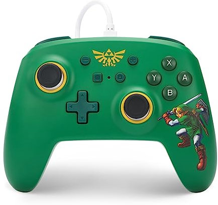 Mando con cable PowerA para Nintendo Switch - Defensor de Hyrule