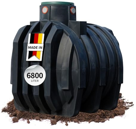 4rain Mono Erdtank 6800 Liter Regenwassertank für Garten & Haus