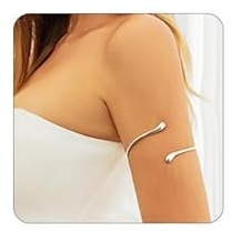 AstraGlam Bracelet: Multi-Layer Arm Bracelet for Women, Adjustable, Upper Arm Cuff, Greek Goddess Style Jewelry (Gold)