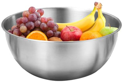 Piscina multifuncional de acero inoxidable - Fuente de servir alimentos de calidad con plato, plato para servir | Lavavajillas a prueba de verduras, plato de fermentación de ensalada para ensalada y