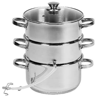 Do It At Home, Stainless Steel Steam Juicer with Steam Cooker, 5L Capacity, 2-in-1 Multi-Function, Compatible with All Cooktops Including Induction, Dishwasher Safe