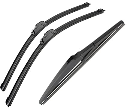 Escobillas limpiaparabrisas (3 Unidades) para Matrix E 130 2003-2008, Delanteras y traseras, Accesorios para cortadoras de Parabrisas (2011-2012)