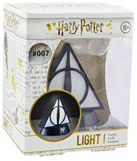 Paladone reliquia de la Muerte BDP | Inspirada en la Serie Harry Potter | Luz Nocturna Ideal para dormitorios de niños, Oficina y hogar | Pop Culture Lighting Merchandise, negro