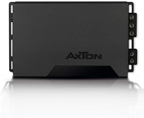 AXTON A101: 1-Kanal Verstärker fürs Auto, 1 x 230 Watt, Class-D Digital Mono Endstufe mit High-Level Eingängen, 1 Ohm stabil, geeignet für Fahrzeuge mit Start/Stopp Automatik