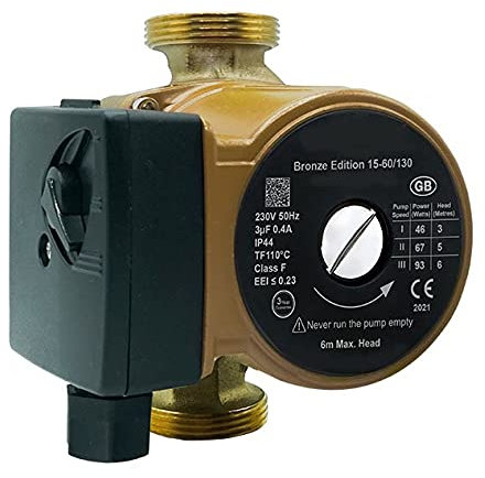 Hanicks WRAS Approved Hot Water Bronze Circulating Pump 15-60/130 1½ (3 Year Warranty) 97549426