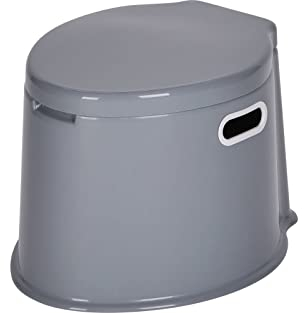 BERGER Hygienische Campingtoilette 7 Liter │Tragbare Eimertoilette Trockentoilette, Verschließbar & Umweltfreundlich │Camping Toilette Outdoor WC für Festival Notfall