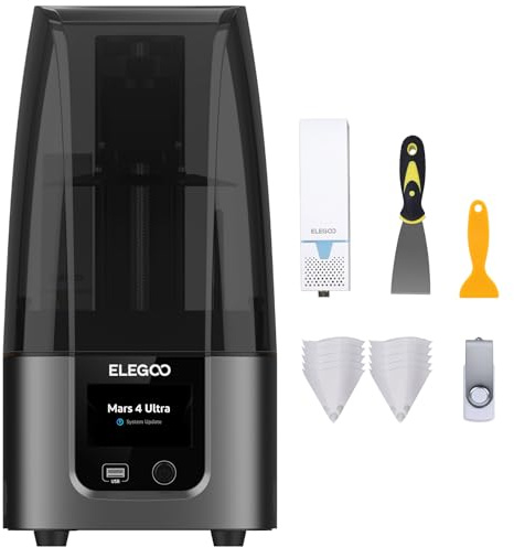 ELEGOO Mars 4 Ultra Imprimante 3D Résine avec Écran LCD 9K de 7 Pouces