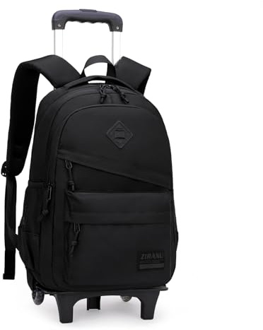 Armbq Rolling Backpack for Boys Girls School BookBag with Wheels Kids Luggage Trolley Back Pack on Wheels Elementary Travel Bag