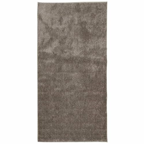 vidaXL Alfombra Pelo Largo Aspecto Brillante ISTAN Gris 100x200 cm