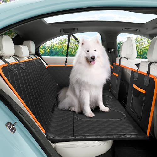 Pecute Extensor de Asiento de Coche para Perros,Funda de Asiento Trasero para Mascotas, para Viajes por Carretera,Almacenamiento en el Coche,Adecuado para SUV y Camiones,hasta 180 kg