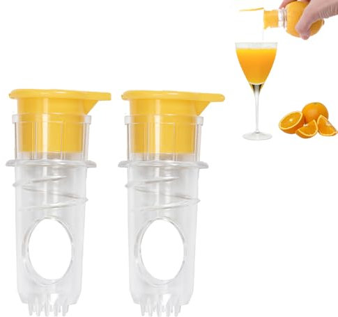 Zitronenpresse Handpresse, Zitruspresse Manuell, Limettenpresse Zitronenpresse Klein, Zitronenausgießer Hand Lemon Squeezer Für Orangensaft Zitronensaft (Set B)