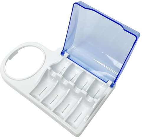 Haiki Supporto per testina per spazzolino elettrico con staffa per testina elettrica blu per articoli da bagno per casa e viaggio