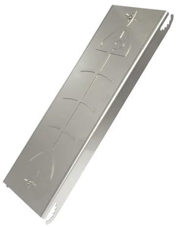 Porta di pesce a fuoco fiamma-Griglia per salmone in acciaio inossidabile con telaio di bloccaggio | Cesto di pesce barbecue resistente alla fiamma, ideale per la torrefazione di grill o falò di biste