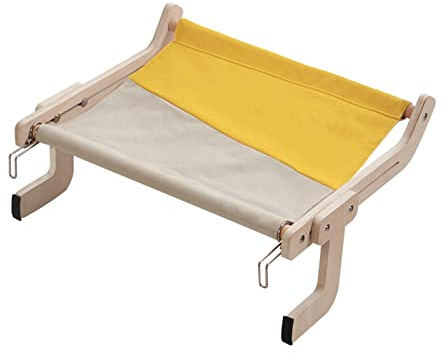 Percha montada en cama humana, bonita hamaca suave para ventana, ahorro de espacio, montada en ventana para alféizar de ventana