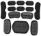 eishockey helm polster,helm pads,Schaum Helm Pads Ersatz Helm Schutzpolster Helmet Pads Padding, 13pcs Tactical Helm Polsterung Schaum Pad Set Airsoft Paintball Schnell Helm DIY Schutzkissen EPP Schwa