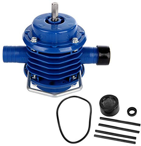 Akozon Pompe de Forage J137 Mini Auto-amorçage Plastiques Techniques Pompe de Transfert de perceuse à Main Pompe à Eau pour perceuse électrique pour Home Garden