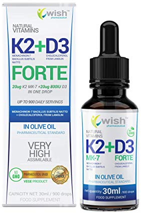Vitamine K2 MK7 + D3 Forte - 30 ml