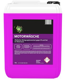 10 Liter Motorwäsche – Kraftvolle Entfernung von Öl, Fett und Staub im Motorraum – bis 1:40 anwendbar – Konzentrat