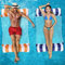 X2 Hamaca Piscina Flotante o Colchoneta Rejilla Piscina. Tamaño para Adultos. Hinchable. Flotadores 4 En 1 De Uso Múltiple para Natación, Colchonetas. Ideales para Diversión Y Descanso.