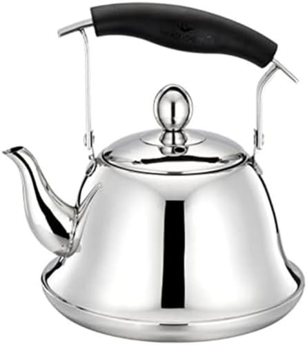 Bollitore da tè fischiettante in acciaio inox, bollitore arcobaleno con infusori per tè sfuso, teiera per stufa a induzione, bollitore ad acqua veloce con infusore