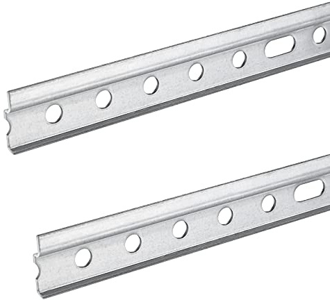 2 pièces Rail de Suspension Mural pour Meuble Haut 1157 mm Rails d'armoire pour meubles de cuisine Acier galvanisé Rails muraux pour armoires murales de SOTECH