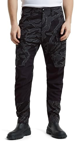 G-Star Homme Pantalon Cargo 3D Regular Tapered 3.0, Multicolore (cloack island camo D25185-D386-G741), 38W / 32L
